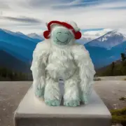 Ganz MX178164 Abominable Snowman Yeti W/Red Ear Muffs, 13 Inches Plush