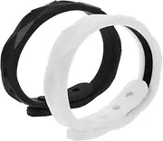 BESPORTBLE 2PCS Silicone Sports Wristbands for Men and Women Static Bracelets for Electrostatic Removal Stylish Comfortable Energy Balance Accessory