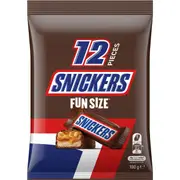 Snickers Milk Chocolate Party Share Bag 12 Pieces 180g