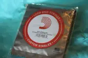 D'Addario Plain Steel .010 Loop End Strings, LE010, Pack of 5, Banjo or Mandolin