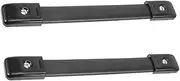 EXQUIMEUBLE 2Pcs Black Rubber Handles for Guitar Amps and Speaker Cabinets Slip Resistant Design with External Buckle for Quick Installation and Secure Attachment