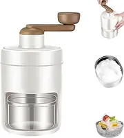 Household Mini Ice Shaver Crusher, Portable Manual Smoothie Maker, Manual Ice Crushers For Snow Cones And Slushies (1pcs white)