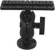 AIMALL Kayak Fish Finder Mount Kit with Navigation Accessories Durable Nylon Silicone Bracket Holder for GPS Sonar Depth Finder 6.3in x 5.9in x 2.8in