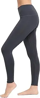 [teeki] Solid Carbon Grey Hot Pants Leggings for Women, USA Made Sustainable Eco Luxury Activewear Quick Dry