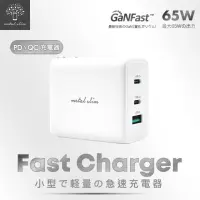 在飛比找momo購物網優惠-【Metal-Slim】USB-C PD/USB GaN氮化