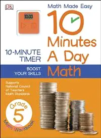在飛比找三民網路書店優惠-10 Minutes a Day Math Grade 5