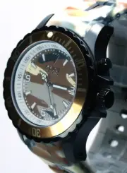 KYBOE !, CAMOUFLAGE SERIES, BROWN, CS-003, 48MM, 10ATM