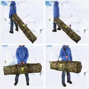 146/156/166cm Fully Padded Snowboard Bag Wheels Ski Boots Helmet Bag Air Travel