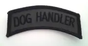 DOG HANDLER POLICE / MILITARY (SMALL 3-1/4") Rocker Patch FL1802 HO