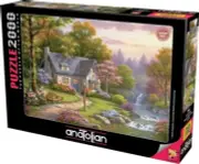 Anatolian 2000 Piece Jigsaw Puzzle - Stonybrook Falls Cottage