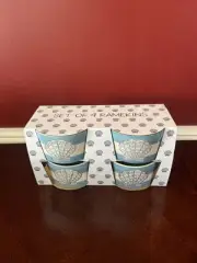 Prima Designs Seashell Stoneware Ramekin- Bowls Set of 4