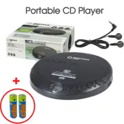 Portable CD Player with Earphones Music Player Walkman Discman Disc Anti Skip