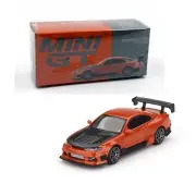 MINI GT 1:64 Nissan Silvia S15 D-MAX Metallic Orange Diecast Car Model #581