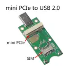 華為 JMT MINI PCI-E WWAN 轉 USB 2.0 適配器卡,帶 SIM 卡插槽,適用於 WWAN/LTE