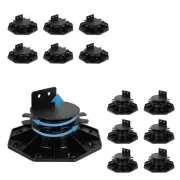 12 Pack Adjustable Deck Support Pedestal, Shed Foundation Base Support, Floor...