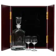 AAAvn Decanter & Glasses in Display Case