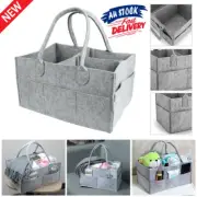 Diaper Caddy Nursery Storage Baby Organizer Basket Nappy Bin Infant Wipes Bag AU