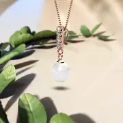 Lustrous Necklace Embellished With SWAROVSKI® Crystals