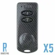 5 x TAU Genuine/Original SLIM/SLIM-C/SLIM-RP Gate/Garage Door Remote 2B 250K