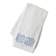 Pilbeam Living Paisley 42x65cm Cotton Hand Towel Absorbent Washer Cloth White