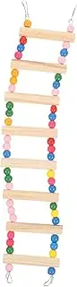 BESPORTBLE Bird Toys for Cockatiel Budgie Parrot Wooden Climbing Ladder Parakeet Training Toy