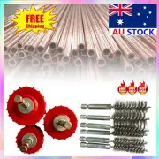 Copper Pipe Cleaner Set for Power Drill, 12+19+25mm Tube Cleaning Brush AU