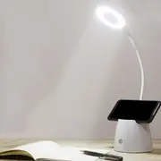 LED Desk Lamp with Pen Holder and Phone Stand