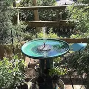 Cechoayuu Solar Fountain, 200L/h, 7V/1.5W, Solar Pump for Ponds, Pools