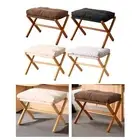 Foot Stool Gift Foldable Furniture Footrest for Bedroom Bed Side Makeup Room