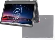 [mCover] Hard Shell Case ONLY Compatible for 2023~2024 12.2" Lenovo 500E Yoga Chromebook Gen 4 Gen4 2-in-1 Laptop (NOT Fitting Any Other Lenovo Models)- Clear