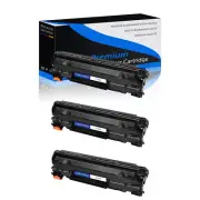 3PK 83A CF283A Toner Cartridge for HP LaserJet Pro MFP M125a M125ra M127fw M201n
