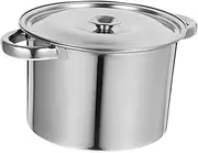 OKUMEYR Stainless Steel Double Handle Pot Slow Cooker Stock Pot Pasta Sauce Maker Home Cookware