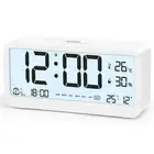 Digital Alarm Clock with LCD Display,Loud Ringtone for Efficient 2308