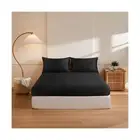 THXSILK Silk Twin Fitted Sheet 3Pcs Set, 6A+ Top Grade 100% Pure Mulberry Sil...