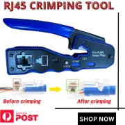 Crimping Tool Network Crimper RJ45 EZ Pass Through for Cat6a 8P8C Cat7 melb