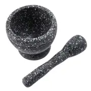 Garlic Press, Mortar and Pestle, Easy to Clean Mini Garlic Grinding Tool Kitchen