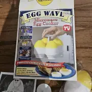NEW - Egg Wave Microwave Cooker Caddy Separator Tristar Products As Seen on TV