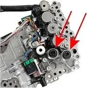 RE0F10A JF011E F1CJA CVT Transmission Valve Body/w Solenoid Compatible for Nissan Compatible for Mitsubishi Compatible for Dodge 2007-2017 1.6L 2.0L 2.4L 2.5L(2 Pressure Switch)