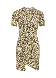 Rabanne Leopard-print Stretch-jersey Mini Dress - 38 (UK10 / S) 38 (UK10 / S)