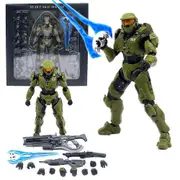 Halo 4 Master Chief Green Spartan Action Figure Toy Collection Model Ornament Decoration Birthday Gift -NMAOV