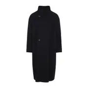 [Fear Of God] Fear Of God-Charcoal Dark Grey Virgin Wool Highneck Coat-Uomo S STAND
