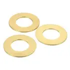 3Pcs Brass Flat Washer, M24 3/16"x1/16"x0.144mm Fenders Washers Assortment