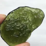 70.95Ct Genuine MOLDAVITE Czech Republic Certificate of Authenticity