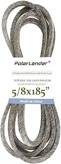 5/8" x 185" Lawn Mower Deck Belt Compatible for Toro 115-4972 133-1168, Titan ZX6000 ZX6020 ZX6030 ZX6050 MX6000 MX6080 Zero Turn Mowers with 60" Deck - Kevlar Reinforced
