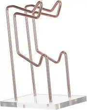 VINTORKY Universal Gaming Controller Holder: 2 Tiers Game Holder Headphone Stand - Metal Acrylic Display Rack for Desk - Organizer for Gaming Accessories