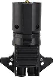 12V 7 Way to 4 Way and 5 Way Trailer Plug Outlet Adapter Flat Blade Ideal for Commercial Vehicles Ships Utility RV ATV Boat Trailer Car Carrier