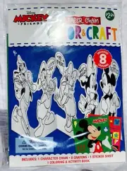 Disney MICKEY & Friends Color Craft all included Package NEW age 4+