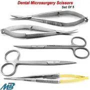 Micro Surgical Needle Holder Castroviejo Noyes Scissor Iris Straight Tissue Tool