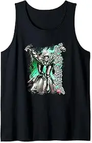 [Marvel] Comics Retro Classic Silver Surfer Neon Blast Poster Tank Top