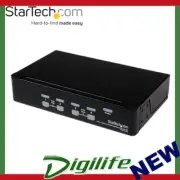 STARTECH 4 Port 1U Rackmount USB KVM Switch with OSD